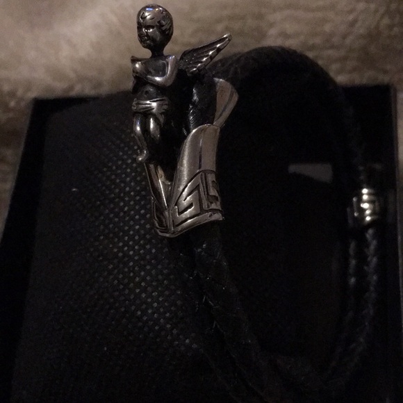 Leather and metal bracelet (boho soul). - Picture 2 of 3